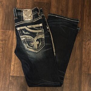 Stylish Black Embroidered Men’s Jeans
